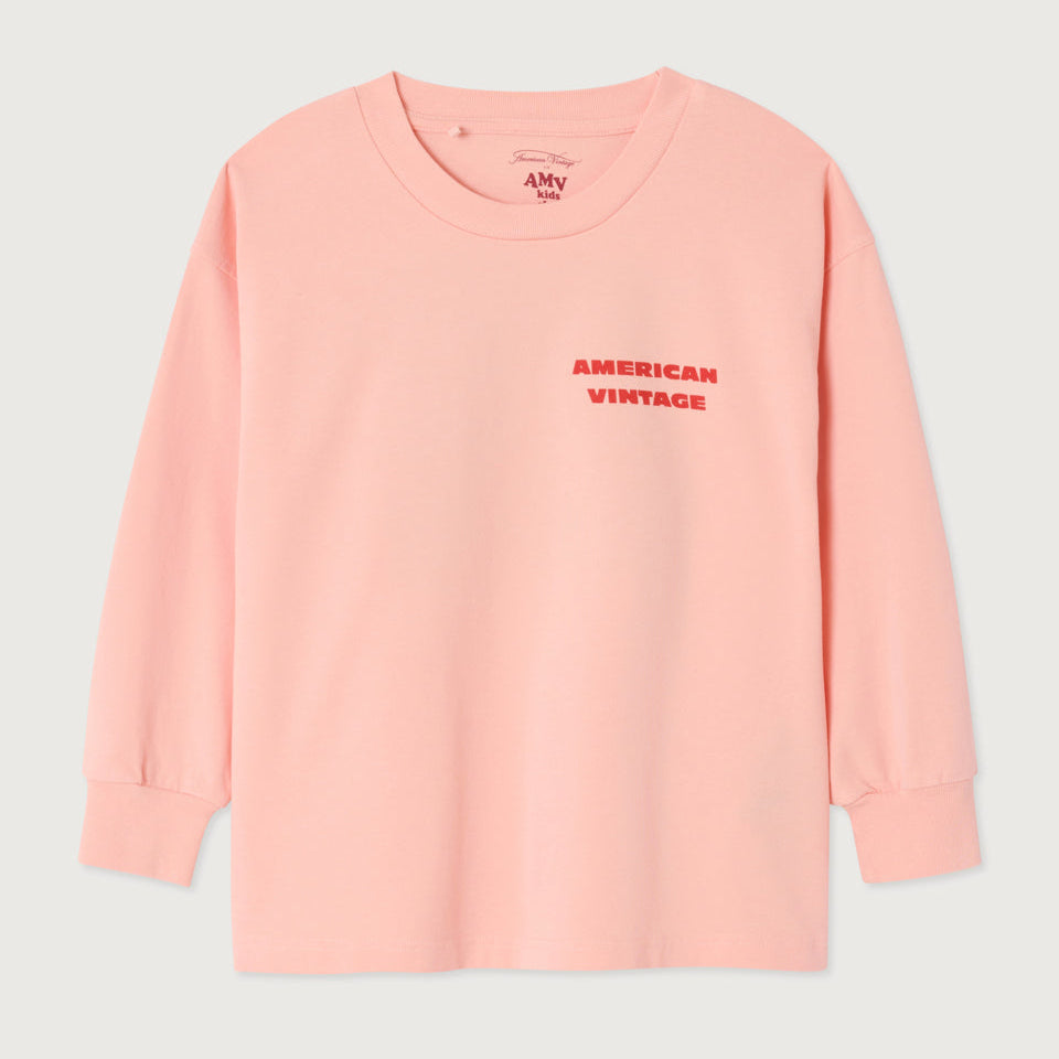 T-shirt Manche Longues FIZVALLEY Sorbet Vintage