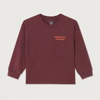 T-shirt Fizvalley long sleeve Aubergine Vintage