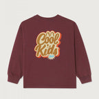 T-shirt Fizvalley long sleeve Aubergine Vintage