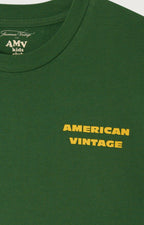 T-shirt Fizvalley manches longues Feuillage Vintage
