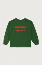 T-shirt Fizvalley manches longues Feuillage Vintage