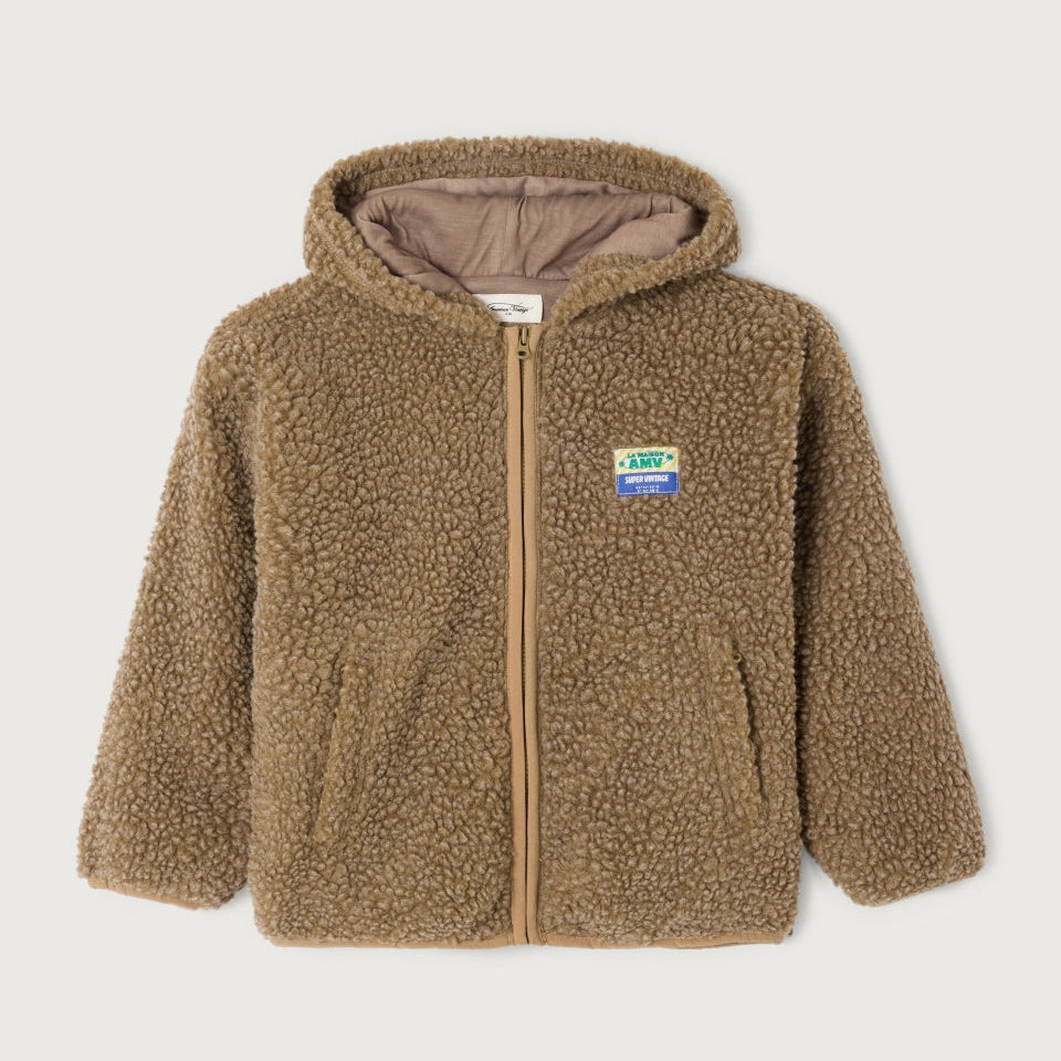 Hoktown jacket in brown sleeve