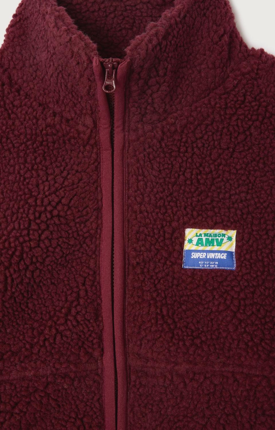 Veste Bordeaux Chine HOKTOWN