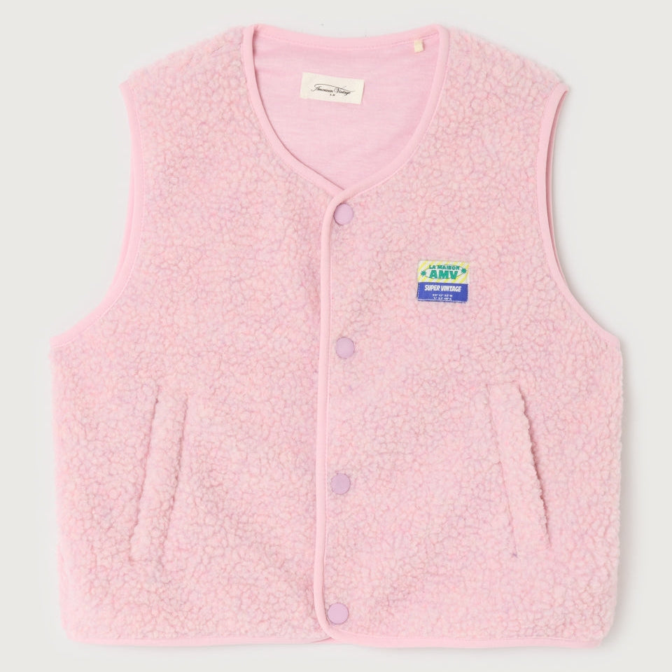Hoktown Sleeveless Jacket Dragée Heather