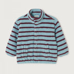 Manteau Hoktown mi-long Ciel Grenade Rayé