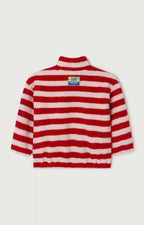 Coat Hoktown mid-length Milkshakes Fraise Rayé