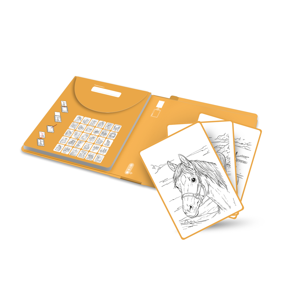 Recharge KIDYDRAW-PAD Chevaux