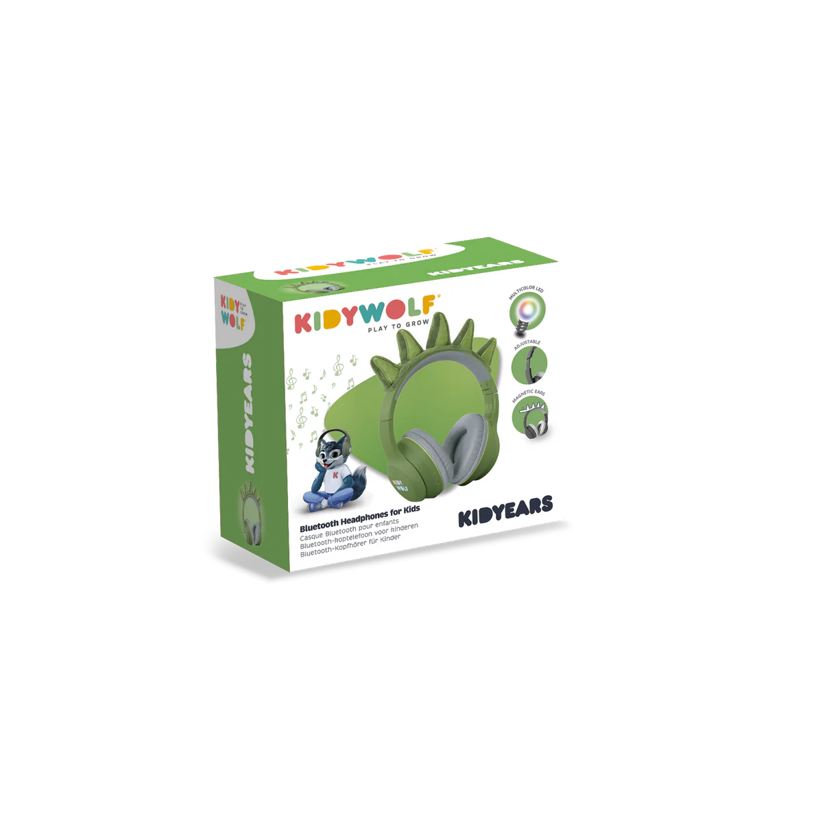 Casque audio SANS ONDES KIDYEARS DINOSAURE
