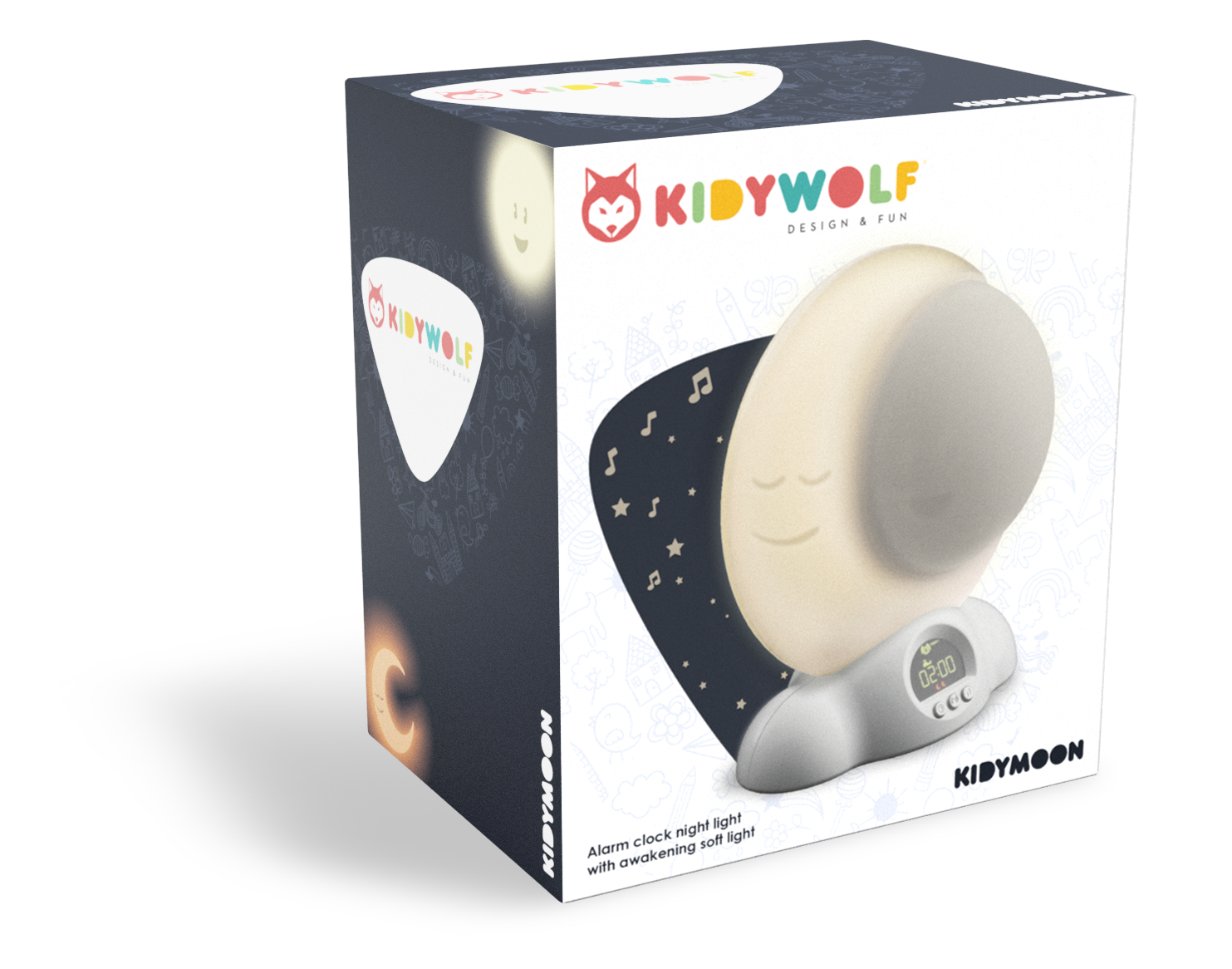 accessoires durables enfants bébés kidywolf KIDYMOON accompagnateur de sommeil