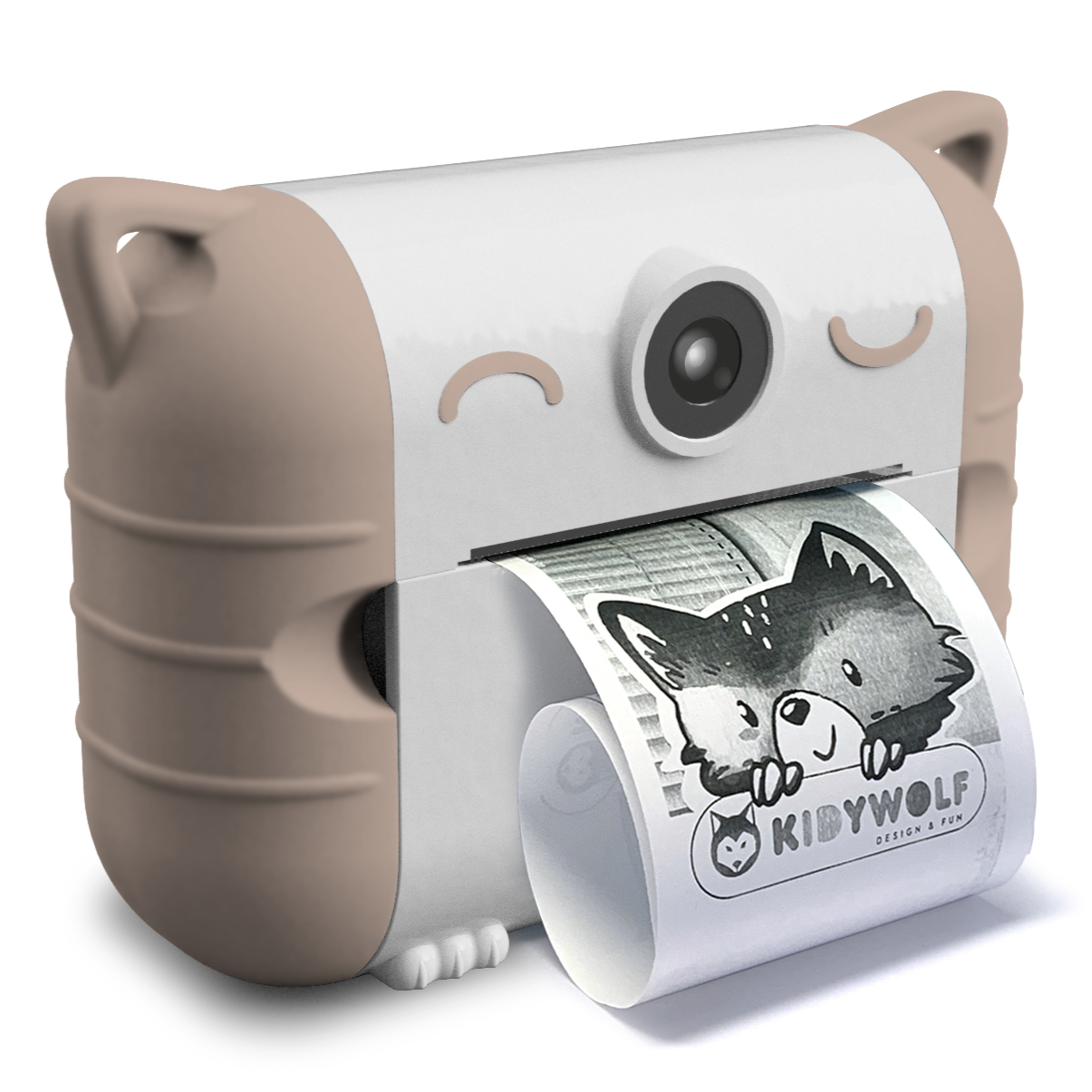 accessoires durables enfants bébés kidywolf KIDYPRINT appareil photo avec imprimante thermique rose