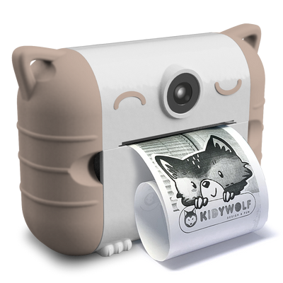 accessoires durables enfants bébés kidywolf KIDYPRINT appareil photo avec imprimante thermique rose