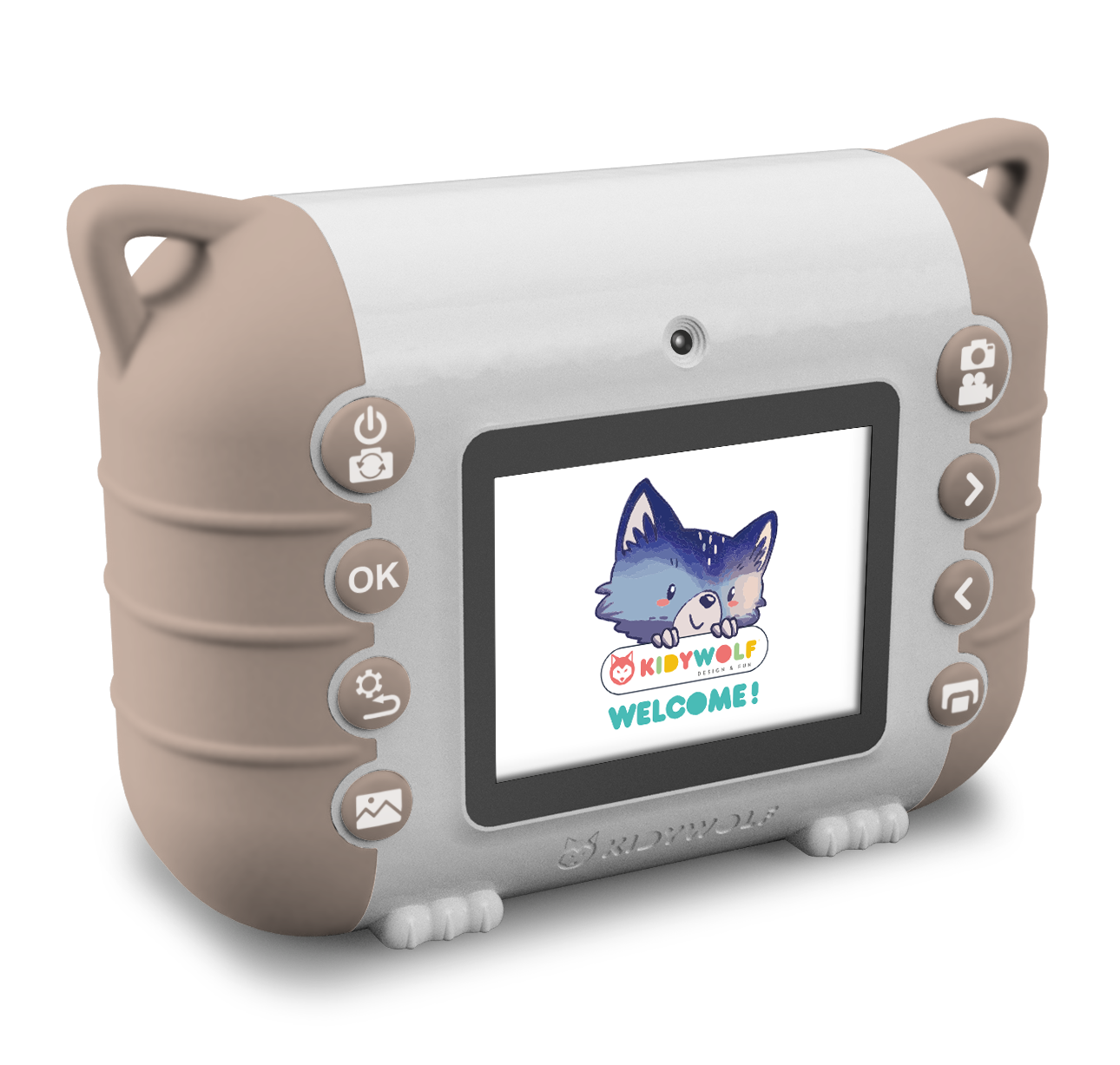 accessoires durables enfants bébés kidywolf KIDYPRINT appareil photo avec imprimante thermique rose