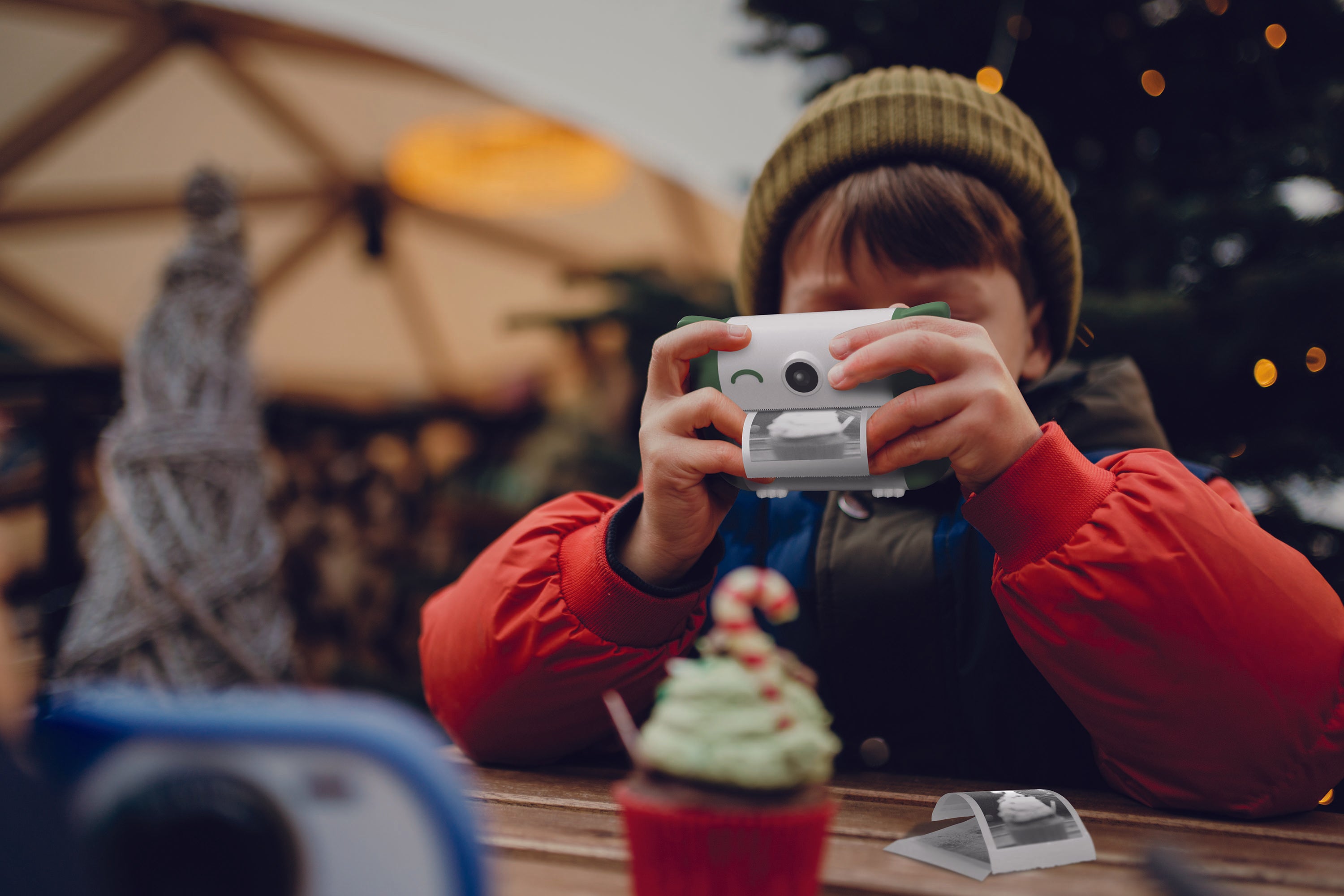 accessoires durables enfants bébés kidywolf KIDYPRINT appareil photo avec imprimante thermique vert