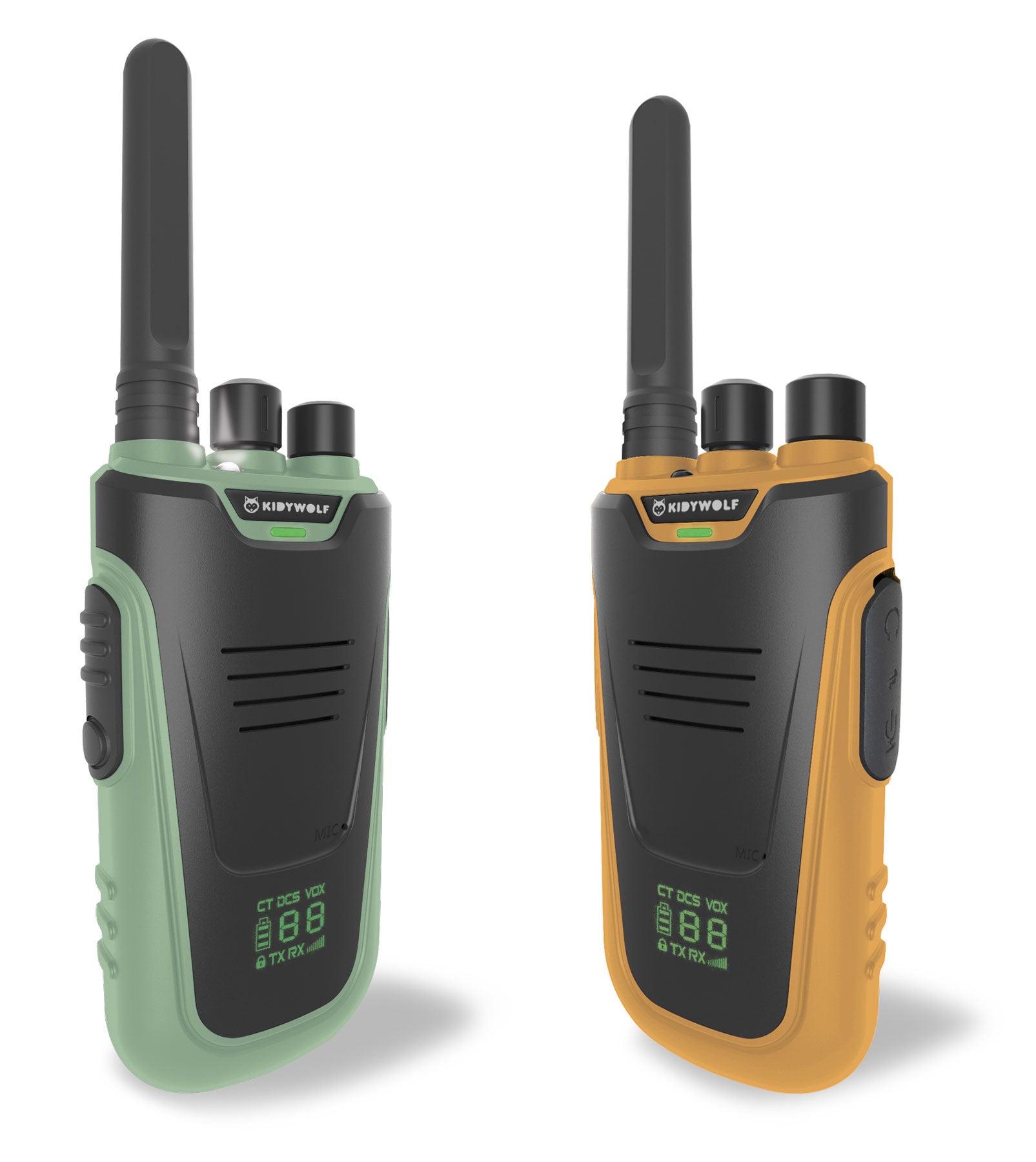 Kidytalk Talkie Walkies Green and Yellow