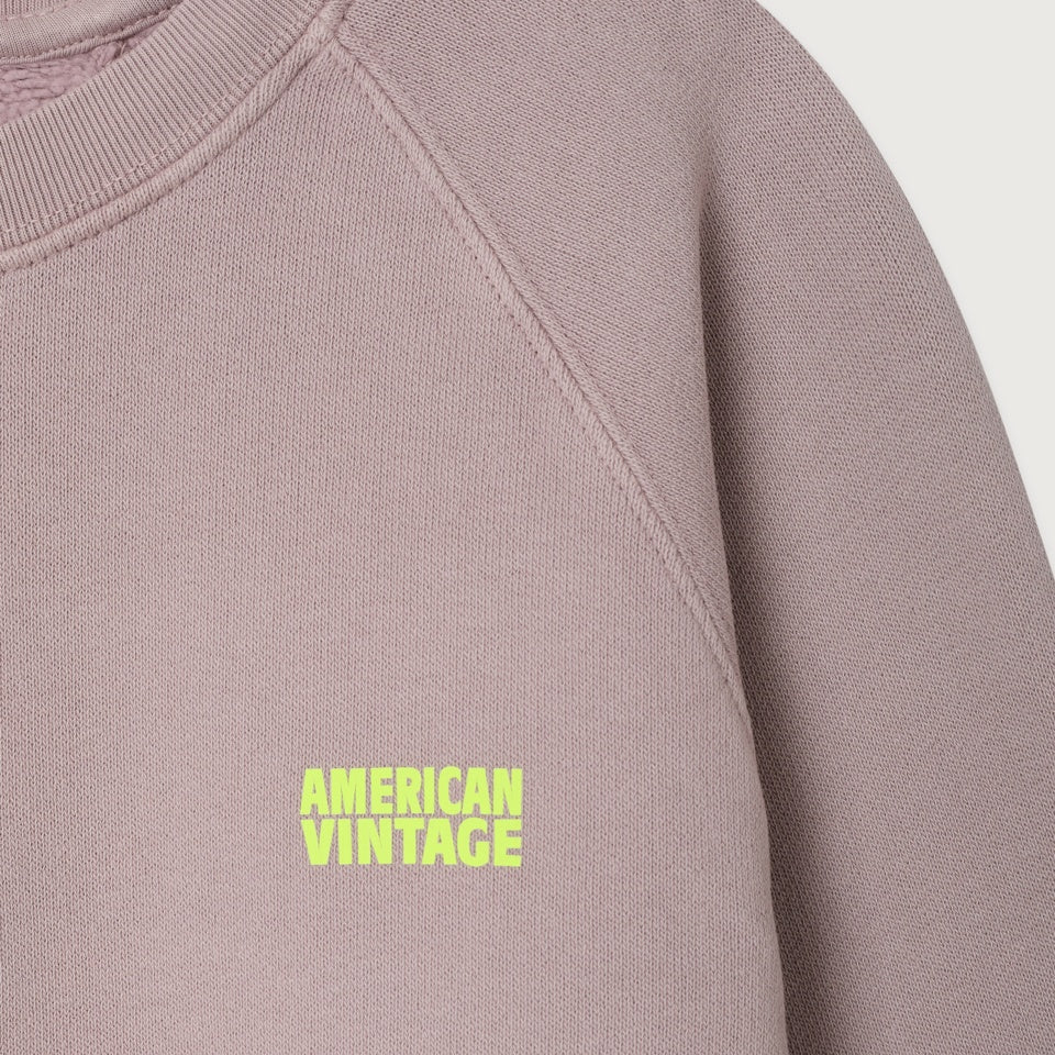 Sweat Izubird col rond Prunelle Vintage American Vintage pour enfant – vue 2