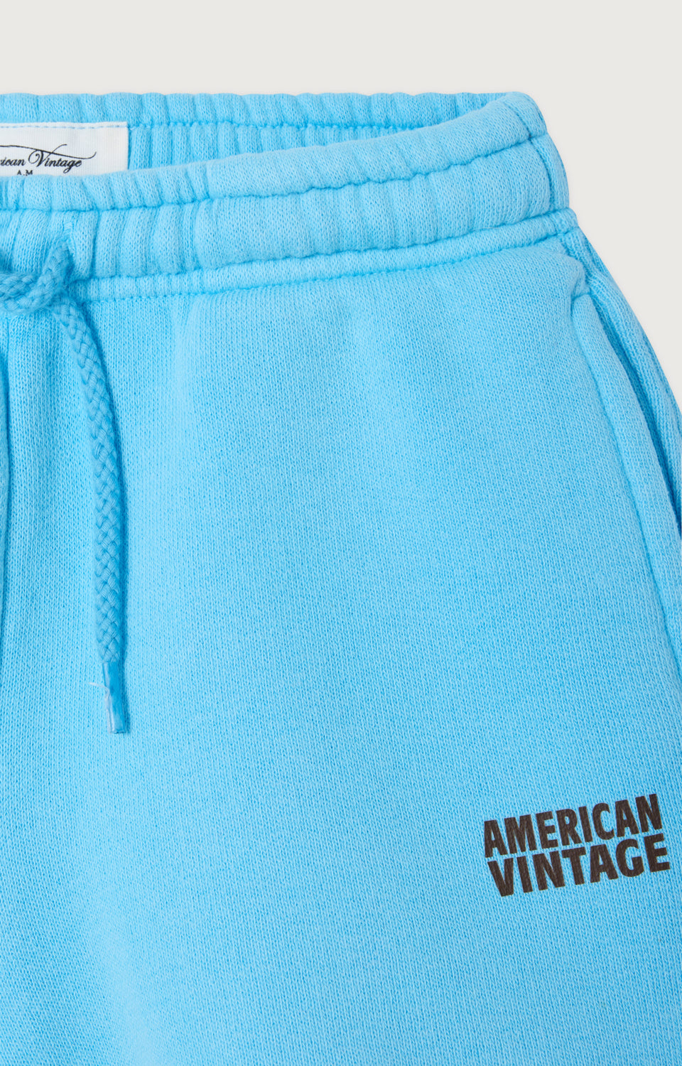 IZUBIRD Vintage Sky Blue Shorts