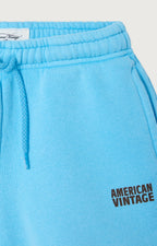 IZUBIRD Vintage Sky Blue Shorts