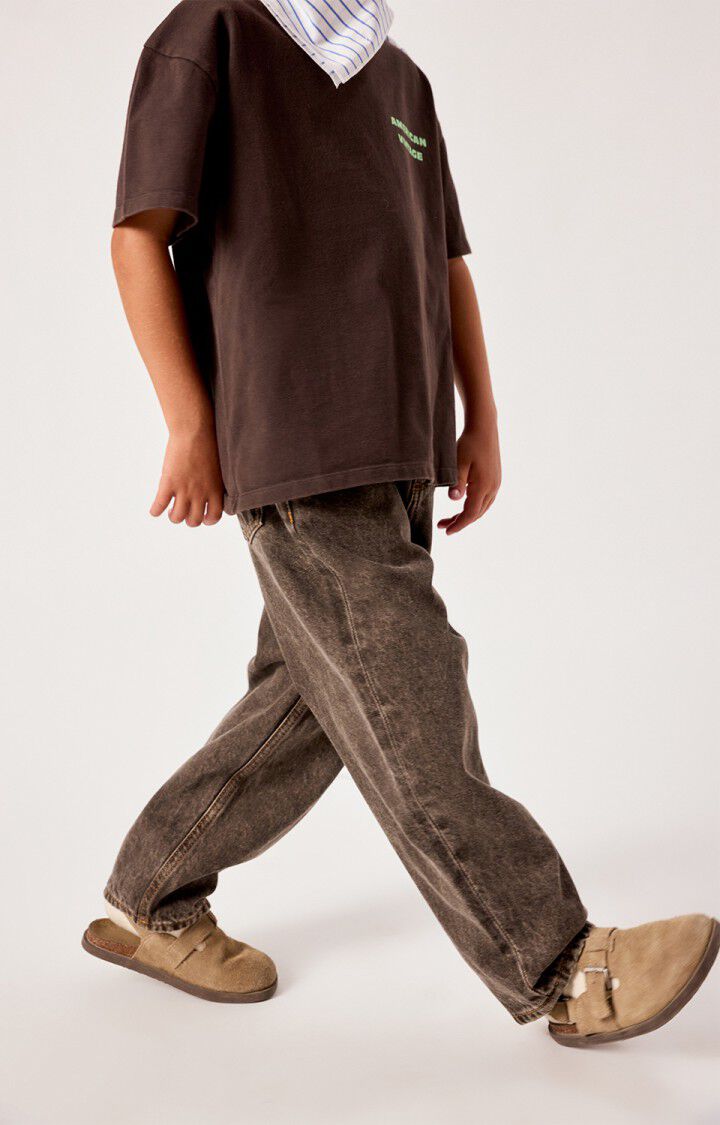 Pantalon 5 poches balloon Stone Brown