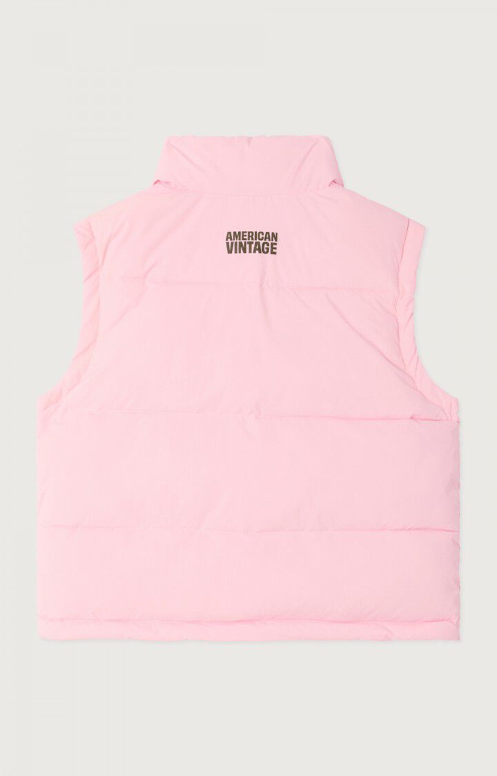 Doudoune rose sans manches ROFY