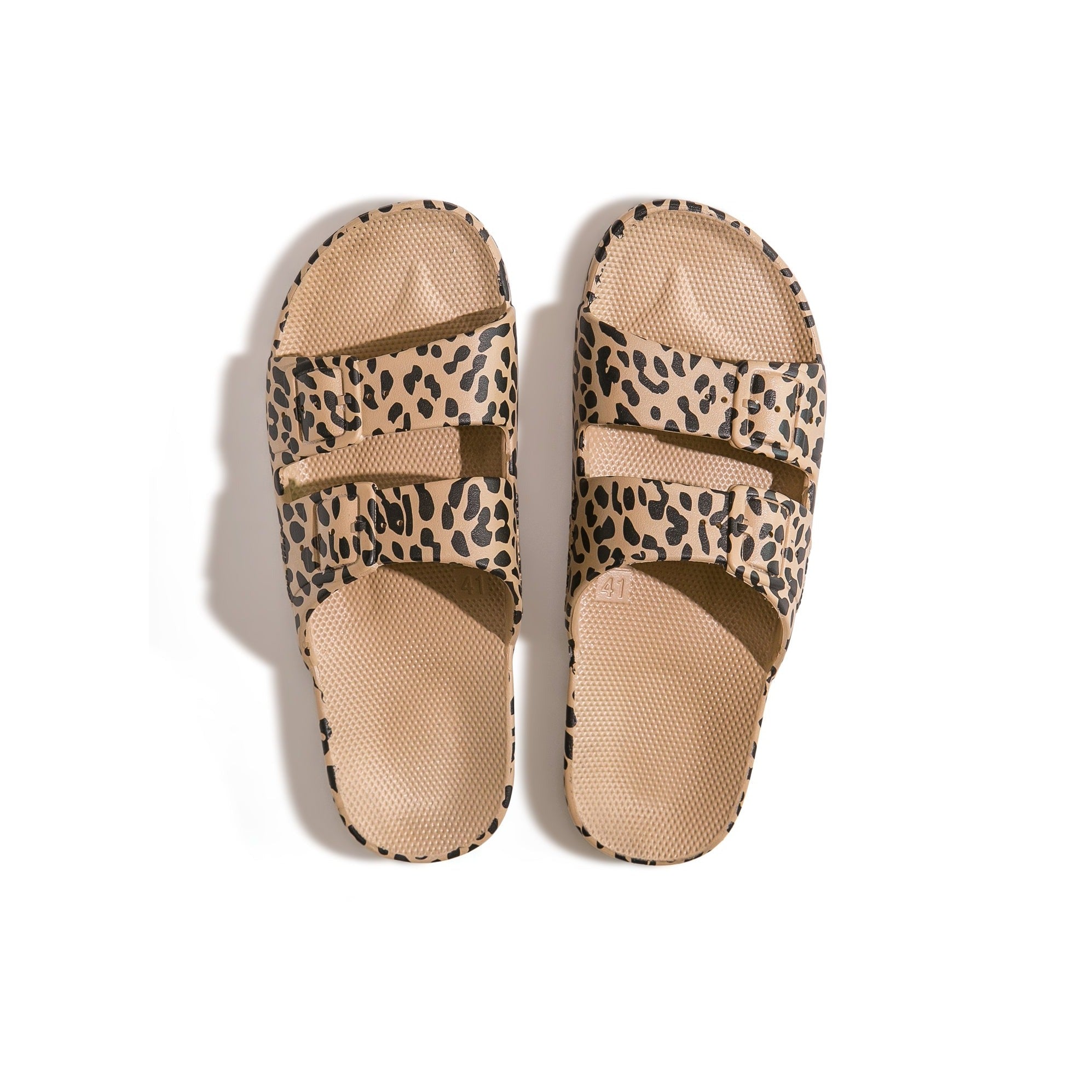 POPLEO SAND leopard sandals