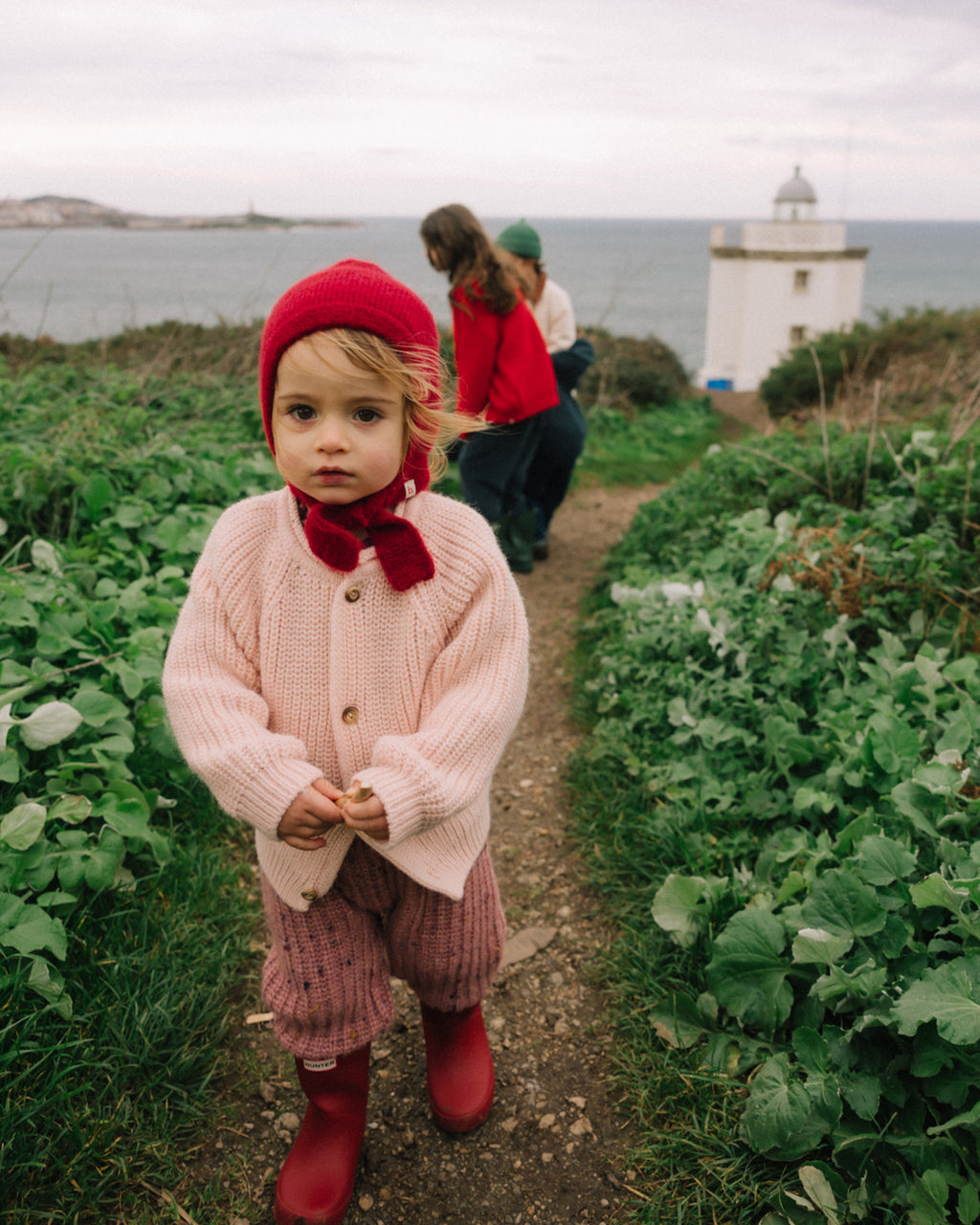 Soft Knit Cardigan Rose baby