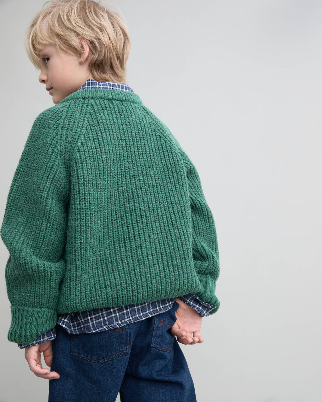 Soft Knit Jumper Green