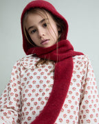 Bonnet en tricot Rouge