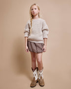 Soft natural knit sweater