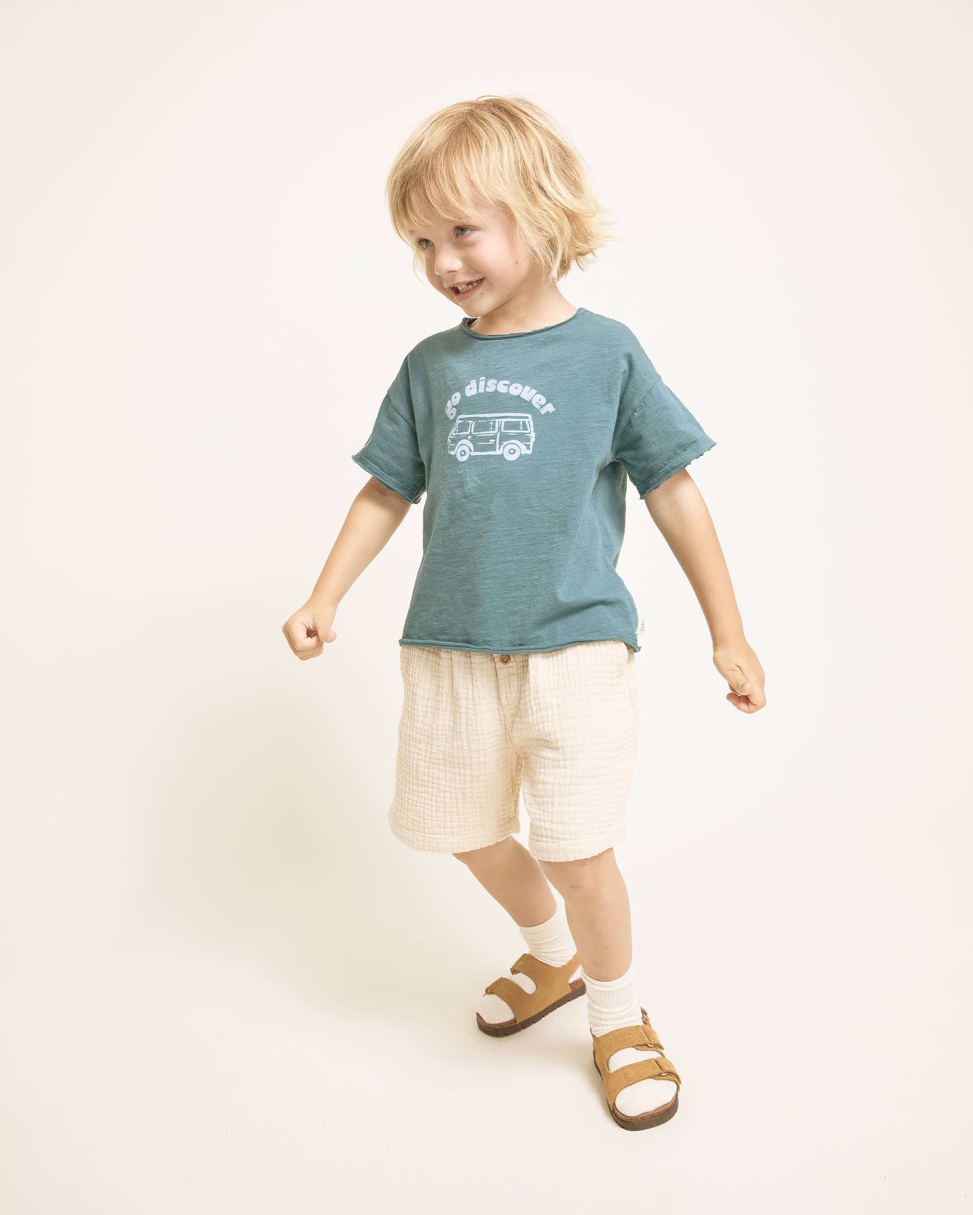 Muslin Bermuda Shorts - Sand