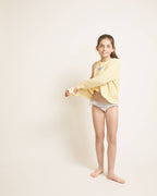 Cardigan en Maille jaune