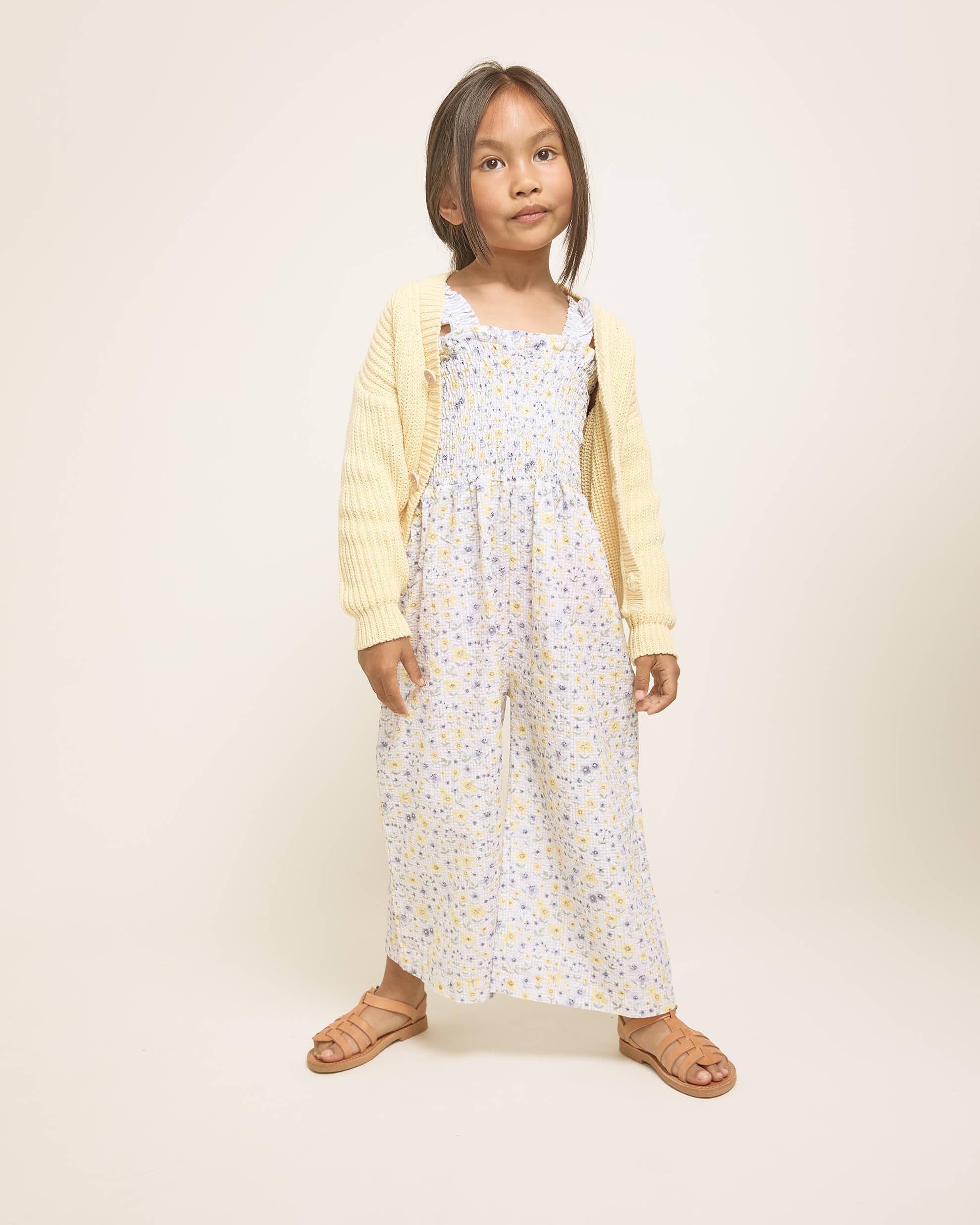 Soleil Long Sleeve Cotton Knit Cardigan