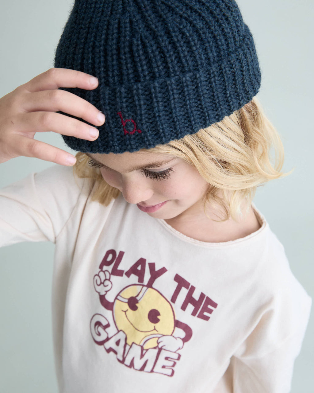 Soft Knit Beanie Blue