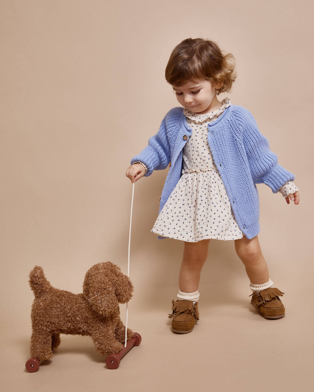 Baby vest in soft sky blue mesh