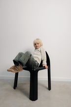Pantalon Baggy Denim vert The New Society pour enfant – vue 2