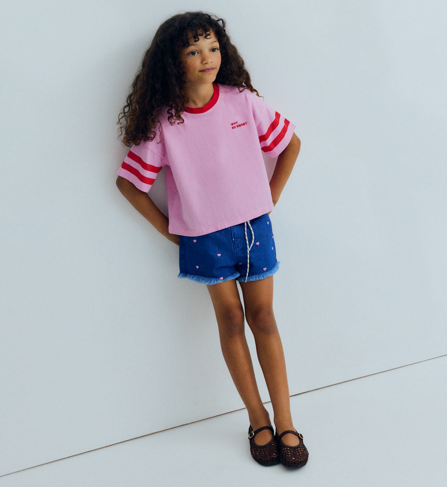 T-shirt Canna Rose Lavande