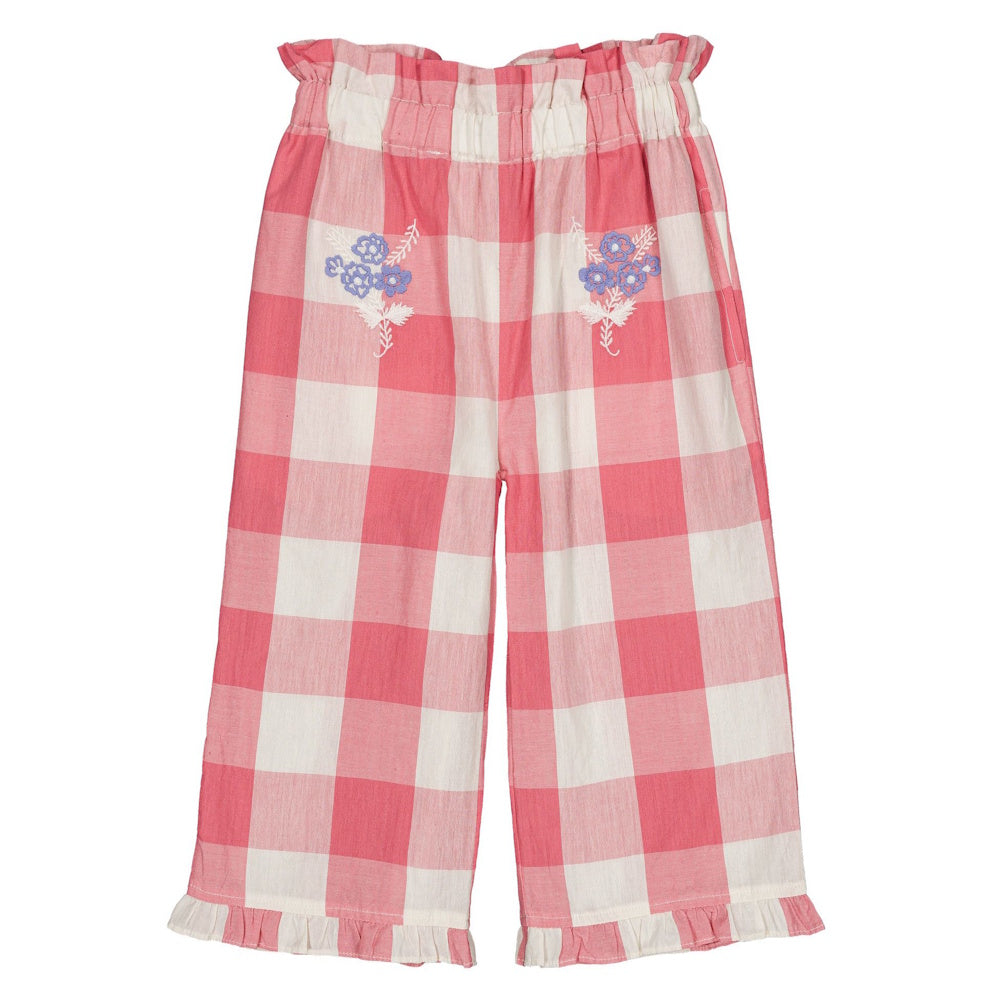 Lizzy Pants Check Rose
