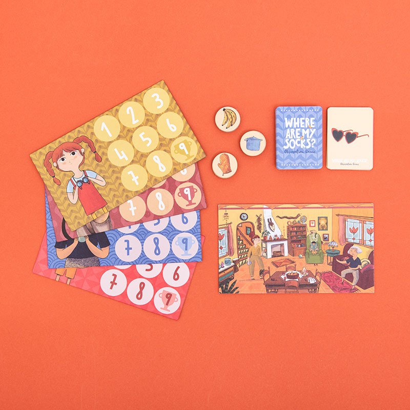 Jeu "where are my socks?"