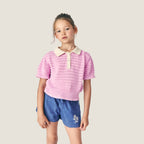 Polo Tricot Clémence Rose