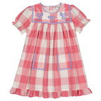 Louisette Check Rose Dress