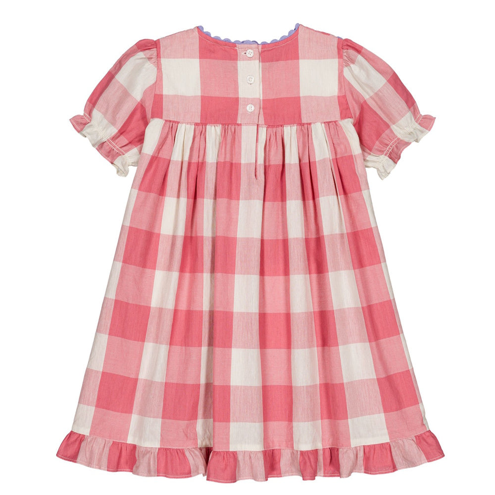 Louisette Check Rose Dress