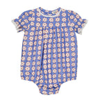 Lucette Baby Romper Pomponette Blue