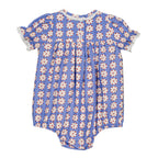 Lucette Baby Romper Pomponette Blue