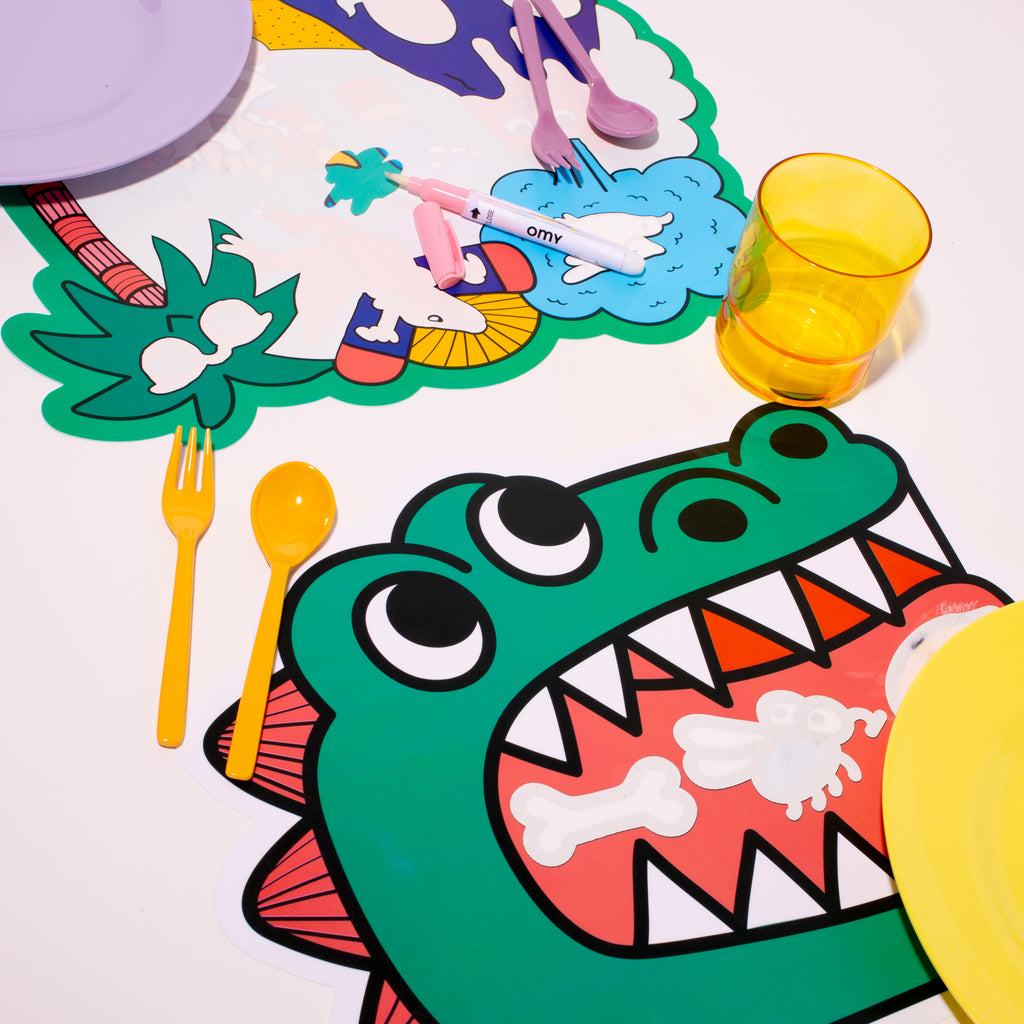 SETS DE TABLE MAGIQUES - DINO