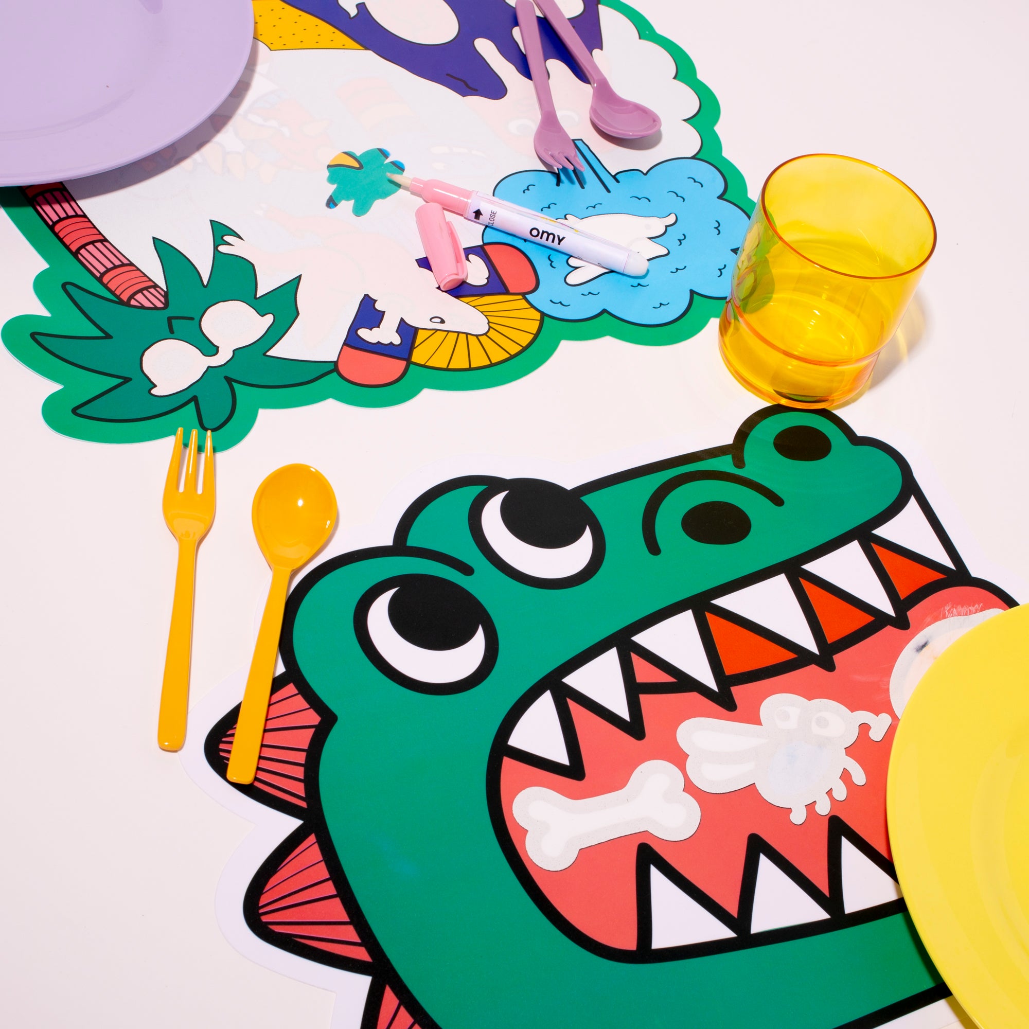 SETS DE TABLE MAGIQUES - DINO