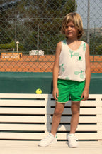 vetements durables enfants we are kids Short de bain Carlo vert