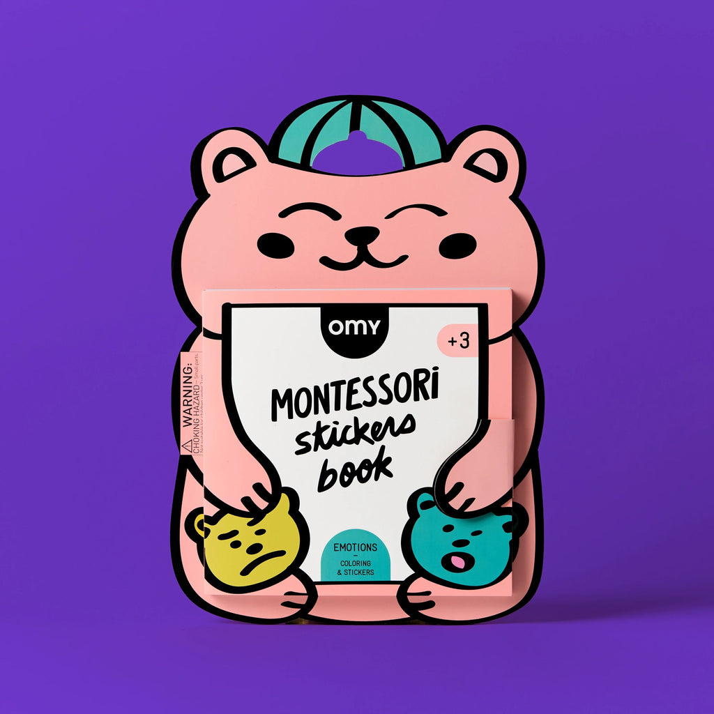 Livre de stickers Montessori – Émotions OMY