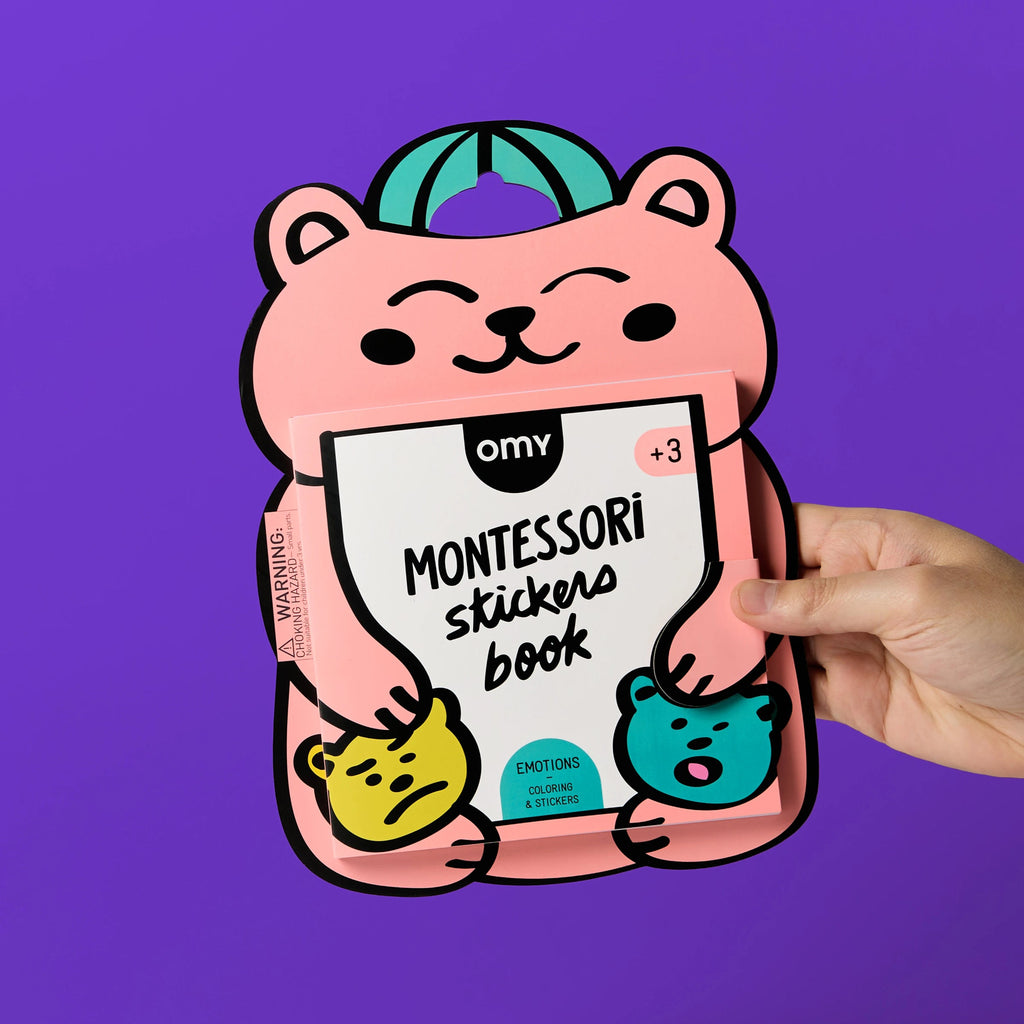 Livre de stickers Montessori – Émotions OMY