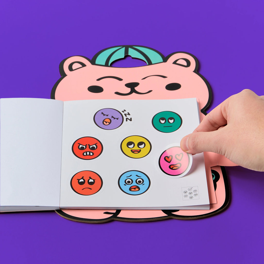 Livre de stickers Montessori – Émotions OMY