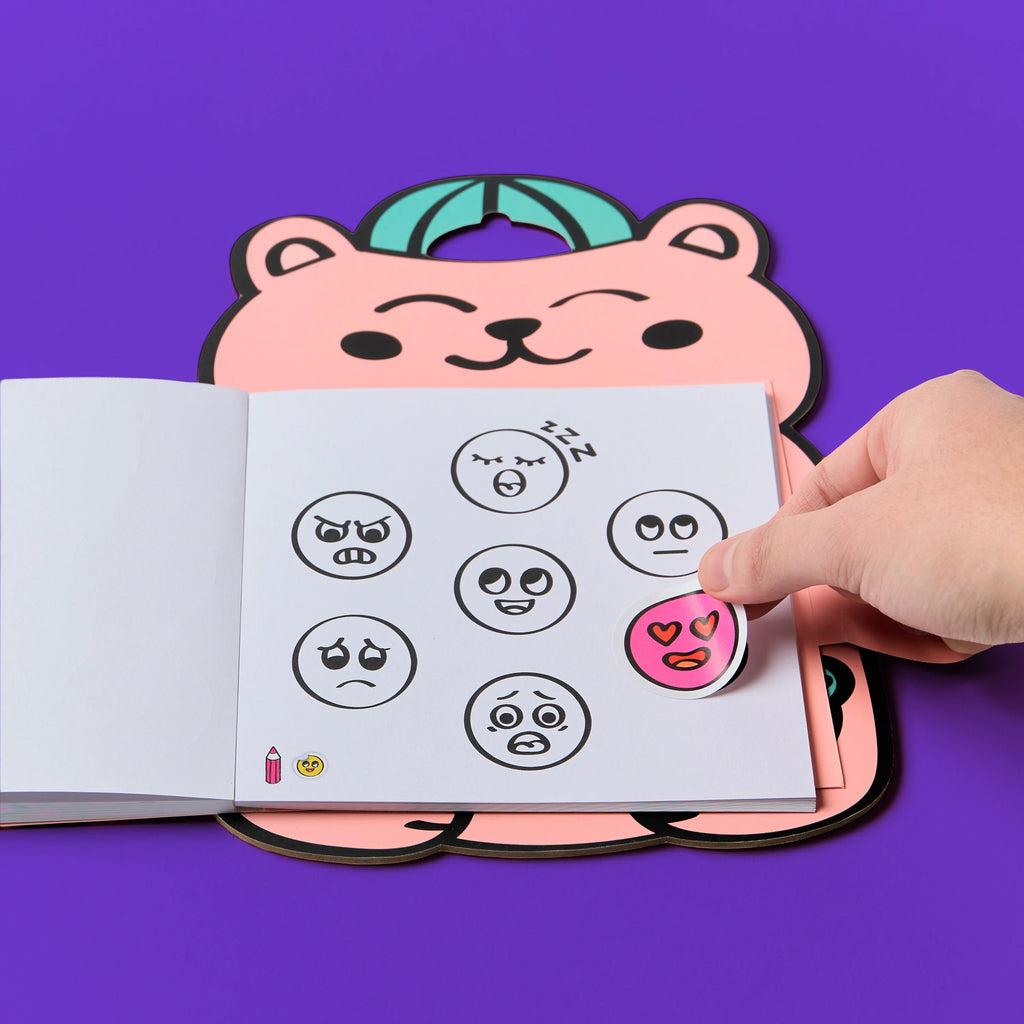 Livre de stickers Montessori – Émotions OMY