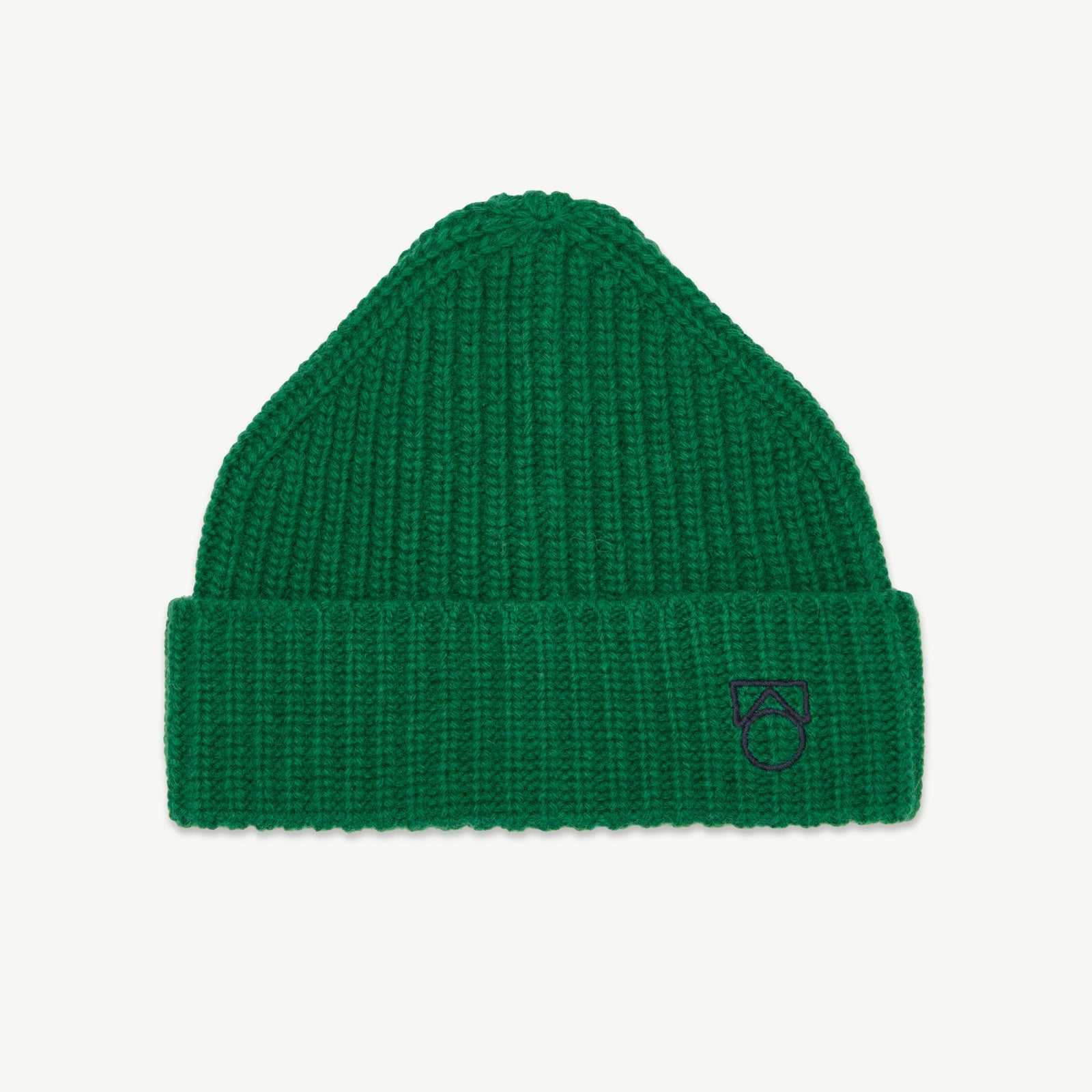 Recycled wool cap - green 